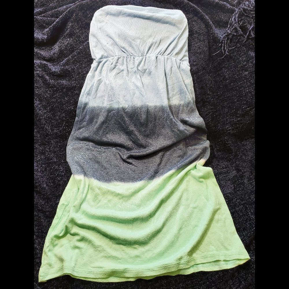 Michael Stars Strapless Tie Dye Dress or cover up